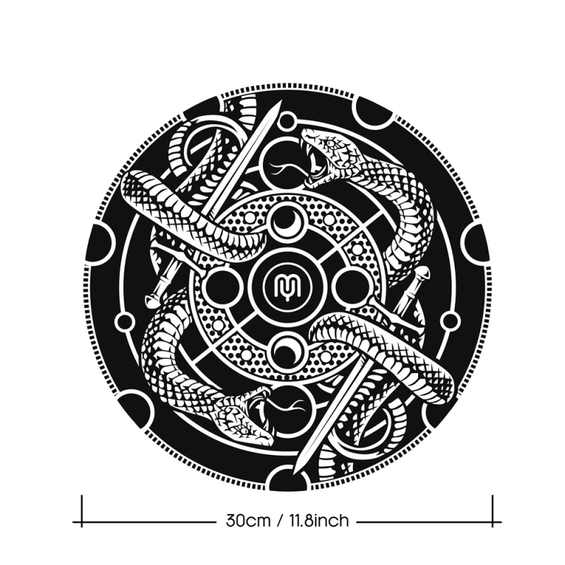 Yimi Hookah Silicone Hookah Mat Shisha Protect Mat Diameter 30cm