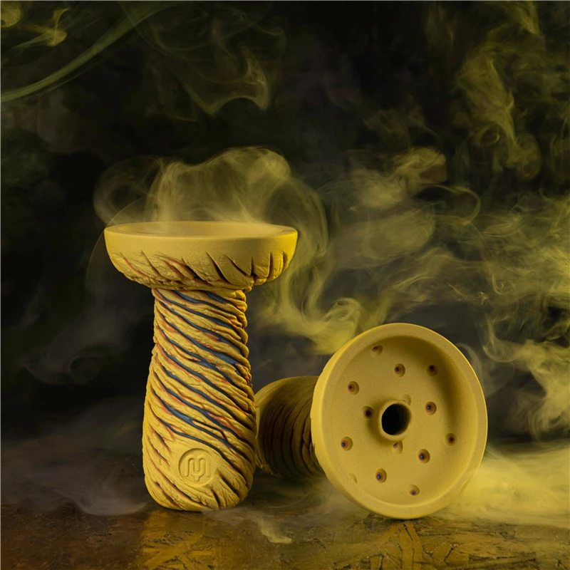 KONG &amp;Yimi Hookah Collab - LAVA Yellow