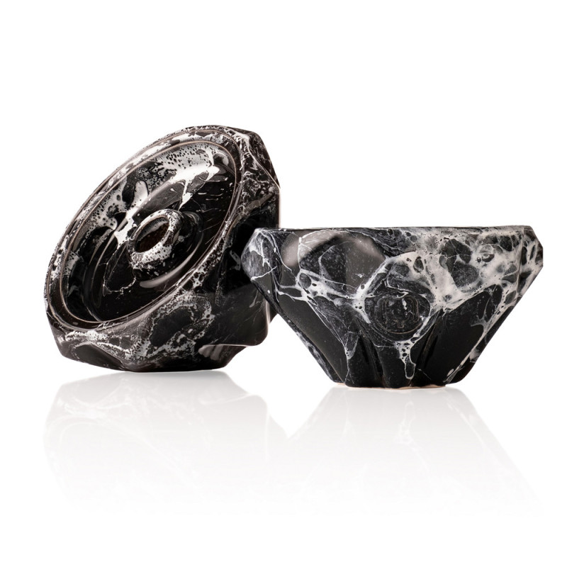 Diamond Clay Phunnel Hookah Bowl-Black