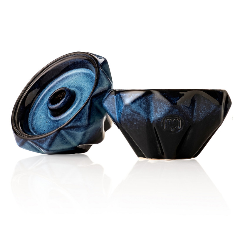 Diamond Clay Phunnel Hookah Bowl-Blue