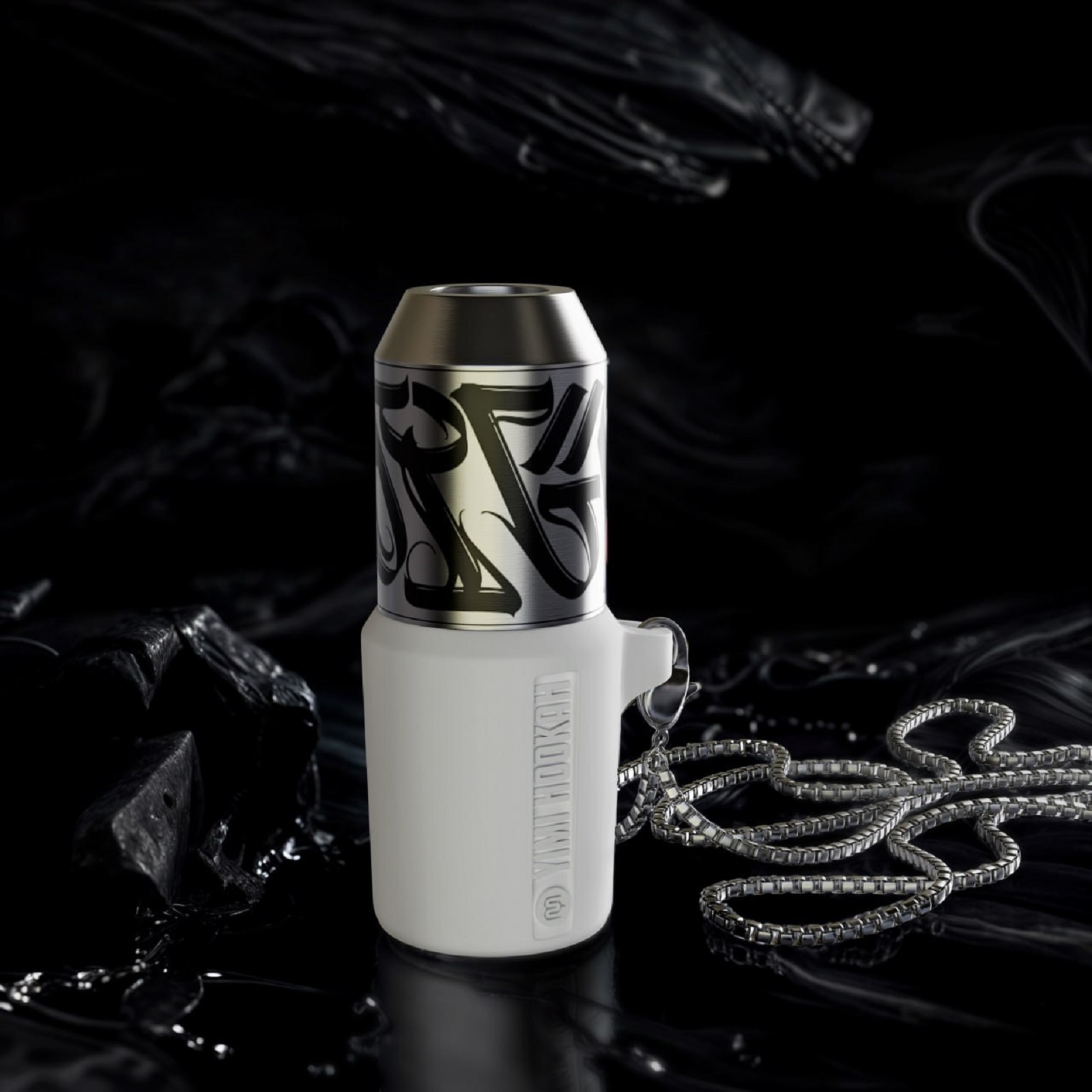 YIMI HOOKAH New Hookah Mouthtip Resuable Hygienic 304 Stainless Steel Silicone Shisha Chicha Smoking Accessories