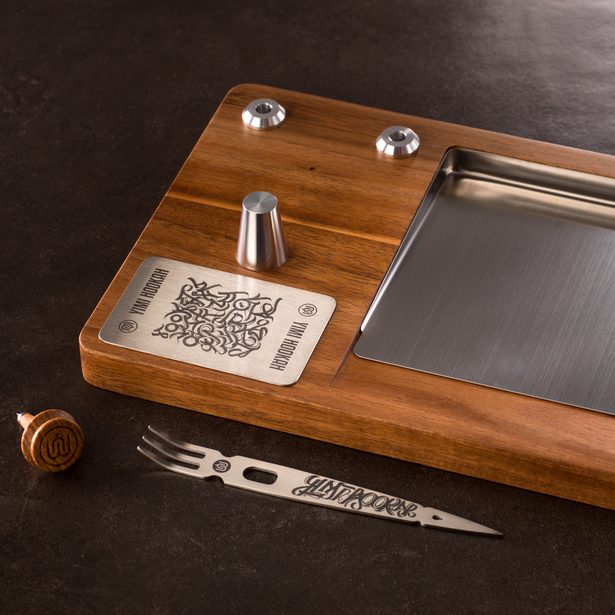 SHISHA BOARD - DARK WOOD
