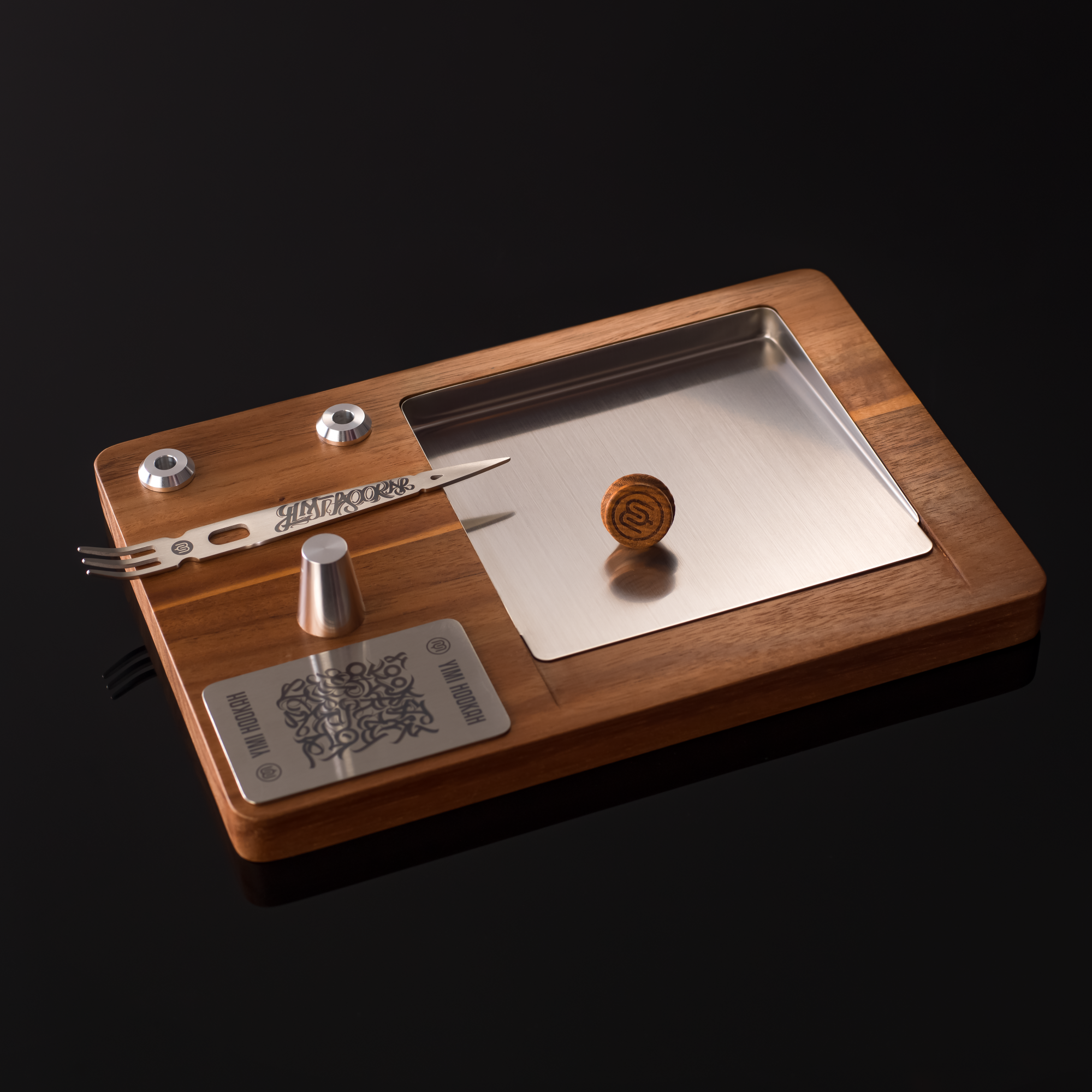 SHISHA BOARD - DARK WOOD
