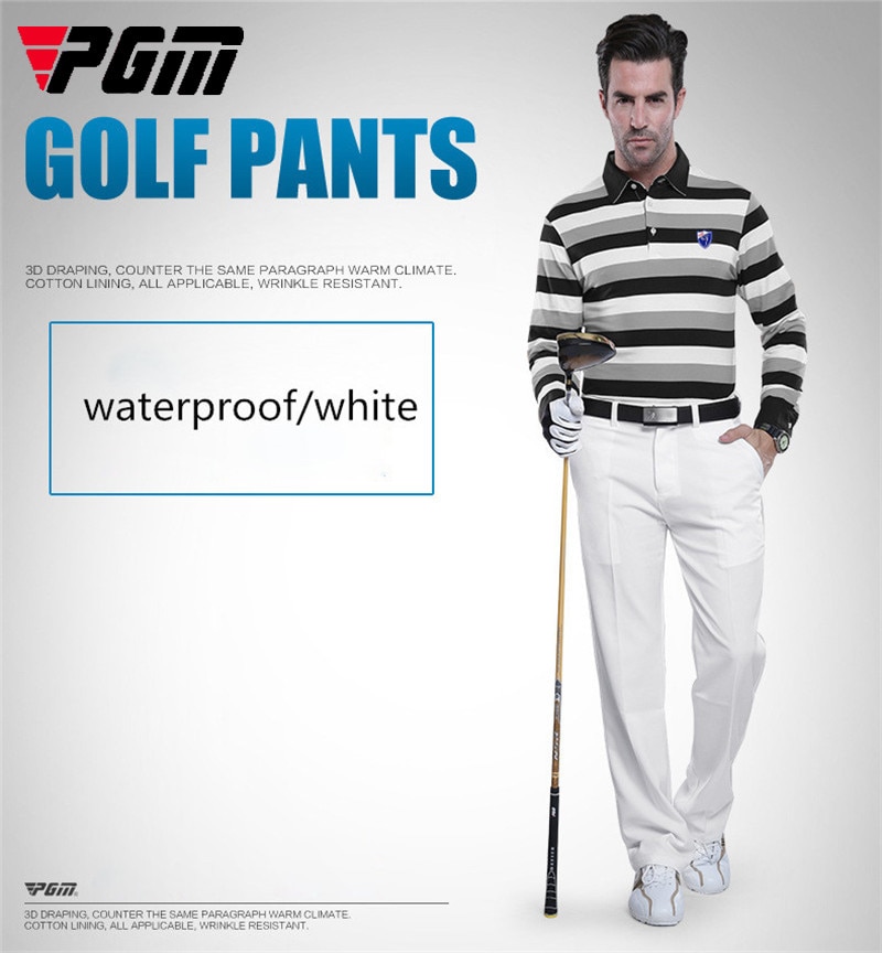 PGM authentic golf pants men waterproof trousers soft breathable golf clothing summer sizes xxs-xxxl