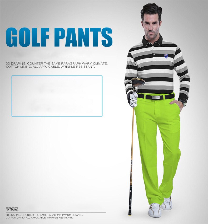 PGM authentic golf pants men waterproof trousers soft breathable golf clothing summer sizes xxs-xxxl