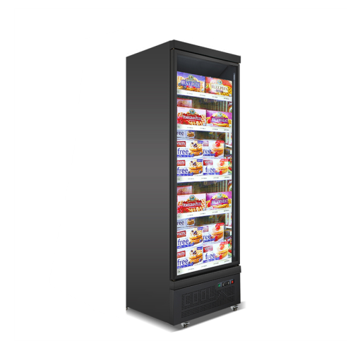 Single Door Bottom Mounted Freezing Showcase-Black