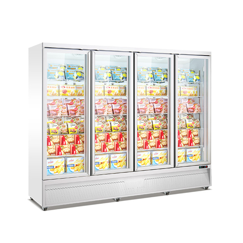 4 Doors Bottom Mounted Freezing Showcase-White