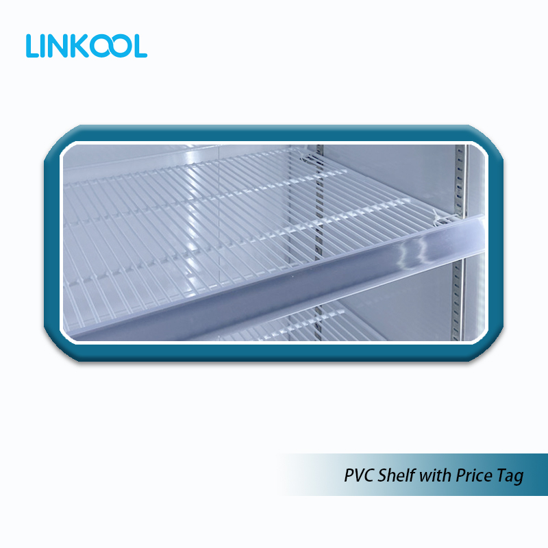 Double Door Bottom Mounted Refrigerated Showcase-Black