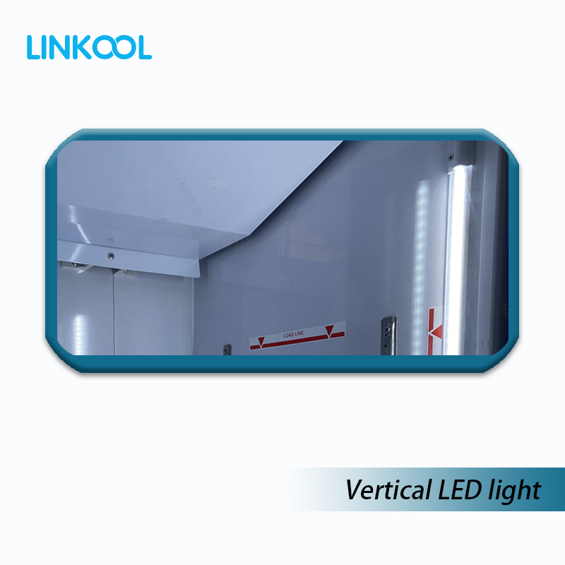 Double Door Bottom Mounted Refrigerated Showcase-Black