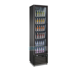 Showcase fridge led light supermarket cooler glass door retail soft drink display cooler