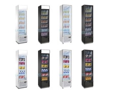Showcase fridge led light supermarket cooler glass door retail soft drink display cooler