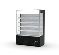 Fan Cooling Front Open Vegetable Fruit Meat Chiller Fresh Fridge Commercial Refrigerator