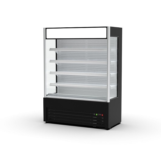 Fan Cooling Front Open Vegetable Fruit Meat Chiller Fresh Fridge Commercial Refrigerator