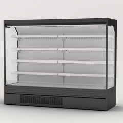 Upright Open Display Refrigeration Chiller Supermarket Fruit And Vegetable Fridge