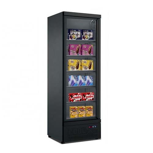 Supermarket Display Refrigerator Glass Door Refrigerated Beverage Upright Display Freeze
