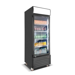 Wholesale Commercial Glass Door Refrigerator Upright Chiller Display Fridge Energy Drink Cabinet Cooler