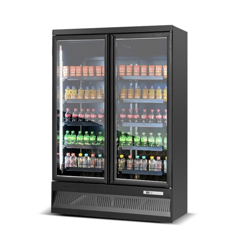 Glass Door Upright Cooler Vertical Showcase Display Refrigerator Equipment Beverage Cooler