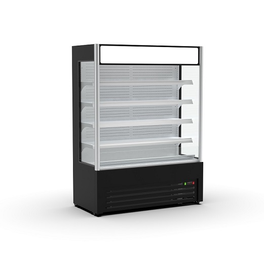 Fan Cooling Front Open Vegetable Fruit Meat Chiller Fresh Fridge Commercial Refrigerator