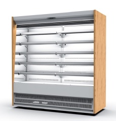 Multideck Open Cooler Upright Showcase Milk Chiller Fruit And Vegetable Display Fridge