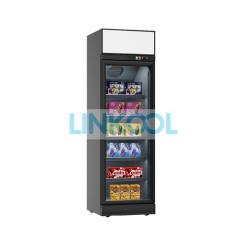 Standing Glass Door Frozen Cabinet Ice Cream Showcase Fridge Commercial Freezer Refrigerator
