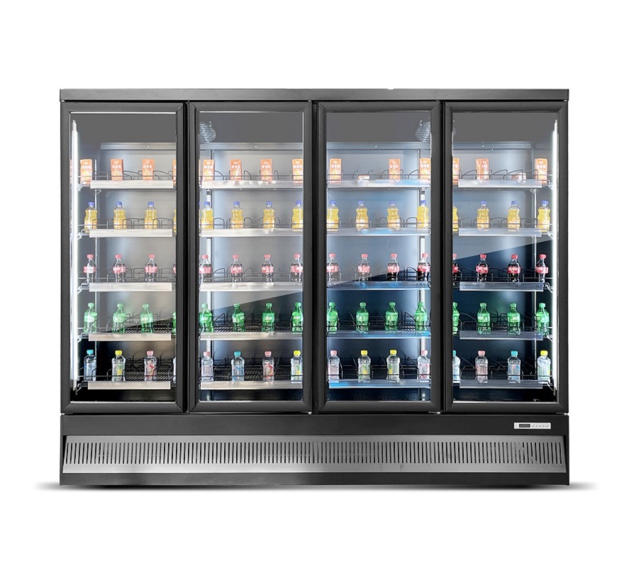 Commercial Refrigerator Single Glass Door Display Freezer Beer