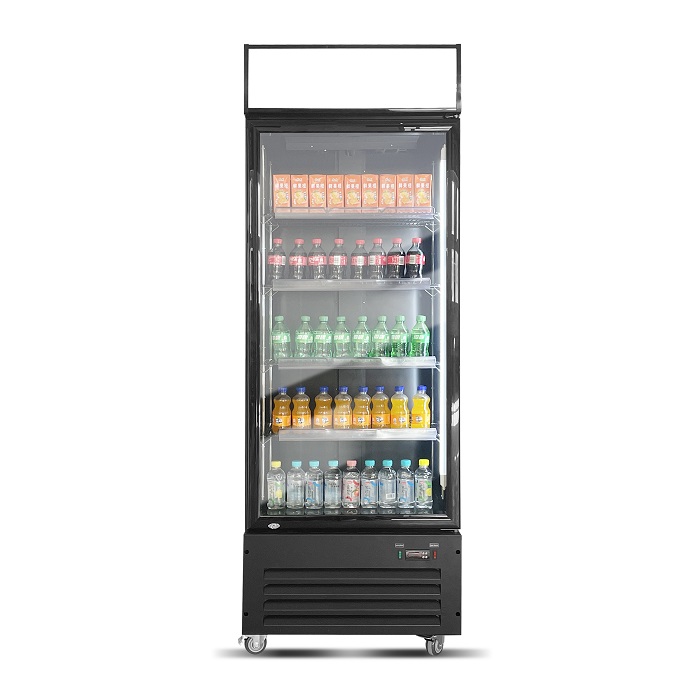 Wholesale Commercial Glass Door Refrigerator Upright Chiller Display Fridge Energy Drink Cabinet Cooler