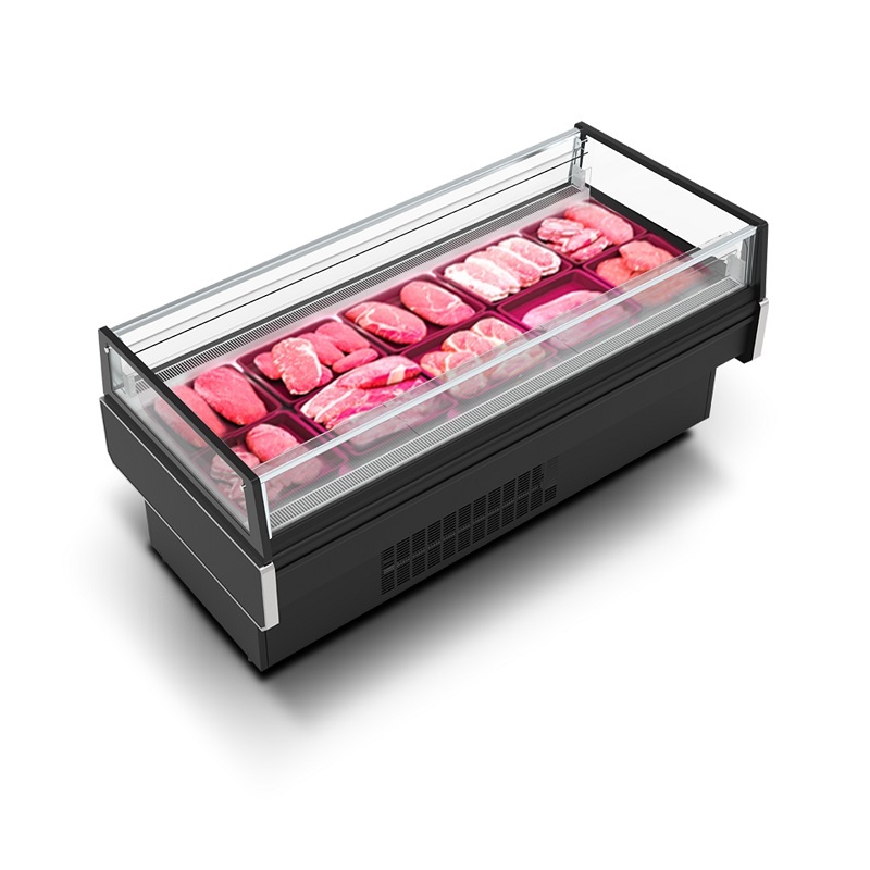 Fan Cooling Fresh Meat Display Refrigerator Cabinet Beef Fridge Showcase
