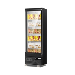 Supermarket Display Refrigerator Glass Door Refrigerated Beverage Upright Display Freeze