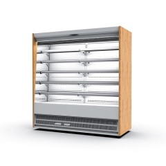 Multideck Open Cooler Upright Showcase Milk Chiller Fruit And Vegetable Display Fridge