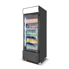 Wholesale Commercial Glass Door Refrigerator Upright Chiller Display Fridge Energy Drink Cabinet Cooler