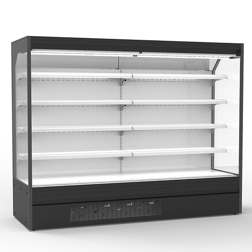 Upright Open Display Refrigeration Chiller Supermarket Fruit And Vegetable Fridge