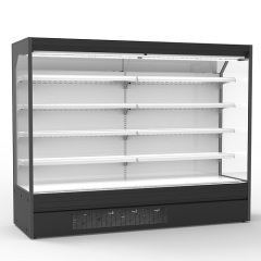 Upright Open Display Refrigeration Chiller Supermarket Fruit And Vegetable Fridge