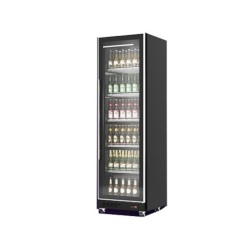 Supermarket Store Bar Chiller Refrigerator Upright Glass Door Beverage Beer Showcase Fridge
