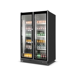 Commercial Convenience Store Refrigerator Cold Drinks Display Chiller Vertical Fridge