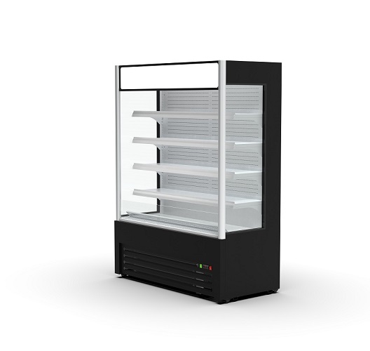 Fan Cooling Front Open Vegetable Fruit Meat Chiller Fresh Fridge Commercial Refrigerator