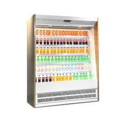 Multideck Open Cooler Upright Showcase Milk Chiller Fruit And Vegetable Display Fridge