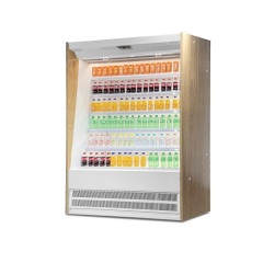 Multideck Open Cooler Upright Showcase Milk Chiller Fruit And Vegetable Display Fridge