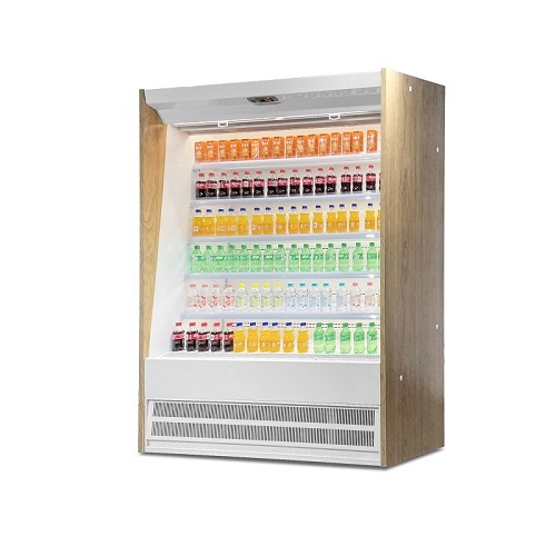 Multideck Open Cooler Upright Showcase Milk Chiller Fruit And Vegetable Display Fridge