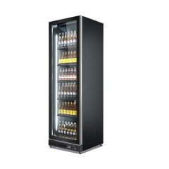 Commercial 400L Single Glass Door Upright Beer Display Fridge Bar Showcase Chiller Refrigerator