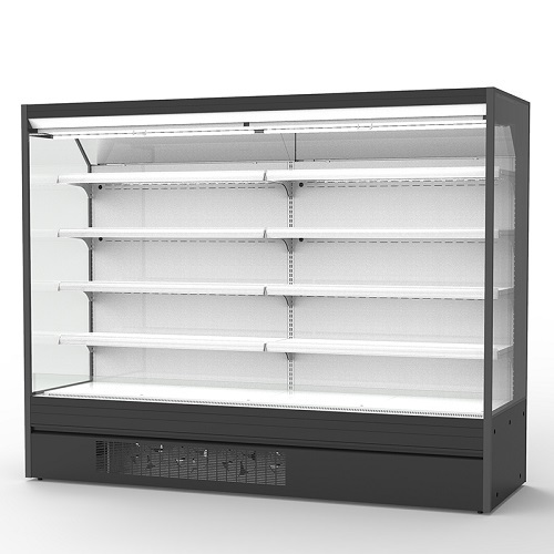 Upright Open Display Refrigeration Chiller Supermarket Fruit And Vegetable Fridge