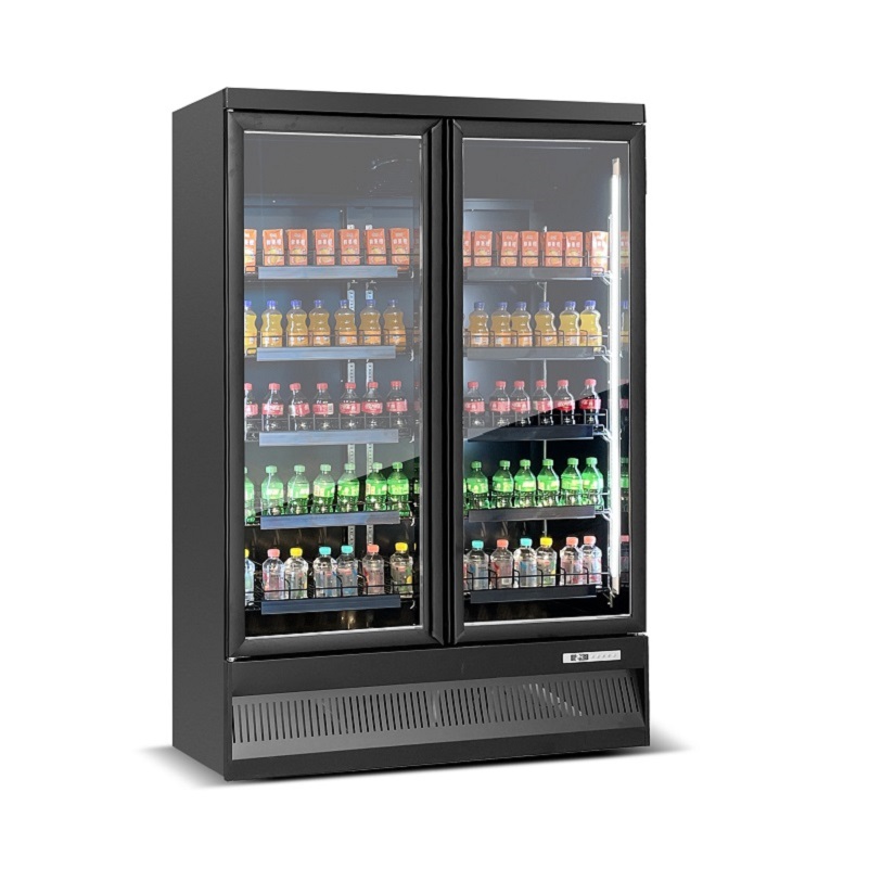 Glass Door Upright Cooler Vertical Showcase Display Refrigerator Equipment Beverage Cooler