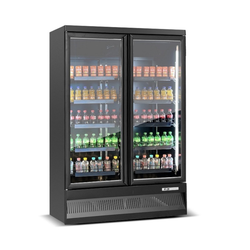 Glass Door Upright Cooler Vertical Showcase Display Refrigerator Equipment Beverage Cooler