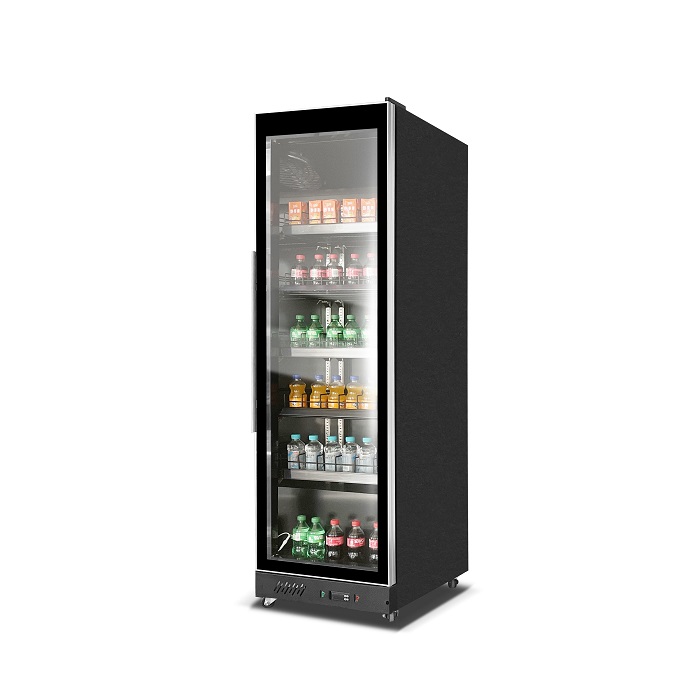 Upright Beverage Showcase Beer Bar Fridge Commercial Vertical Glass   A1d9788cd1 