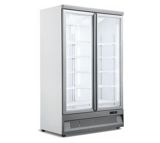 Supermarket commercial refrigeration equipment fridge glass door