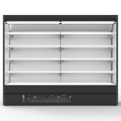 Upright Open Display Refrigeration Chiller Supermarket Fruit And Vegetable Fridge