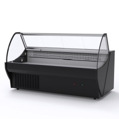 Meat Serve Over Display Counter Supermarket Meat Refrigerator Deli Cooler Showcase Commercial Refrigeration Equipment