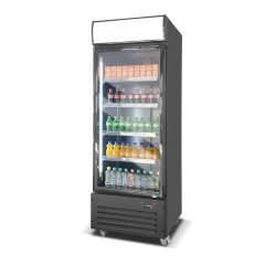 Wholesale Commercial Glass Door Refrigerator Upright Chiller Display Fridge Energy Drink Cabinet Cooler