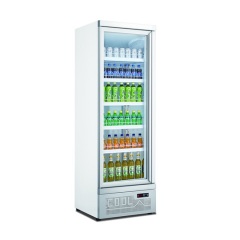 Wholesale Factory Direct Sale Single Glass Door Upright Display Refrigerator Commercial Beverage Cabinet Fridge