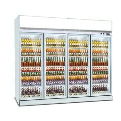 Upright Beverage Display Fridge Refrigerator Commercial Vertical Glass Door Showcase Cooler
