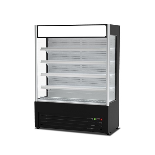 Fan Cooling Front Open Vegetable Fruit Meat Chiller Fresh Fridge Commercial Refrigerator